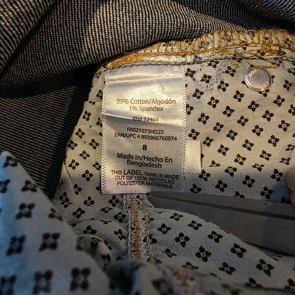 Free Assembly Womens High Rise Wide Leg Jeans Dark Wash Denim Size 8 NWT - Picture 10 of 12